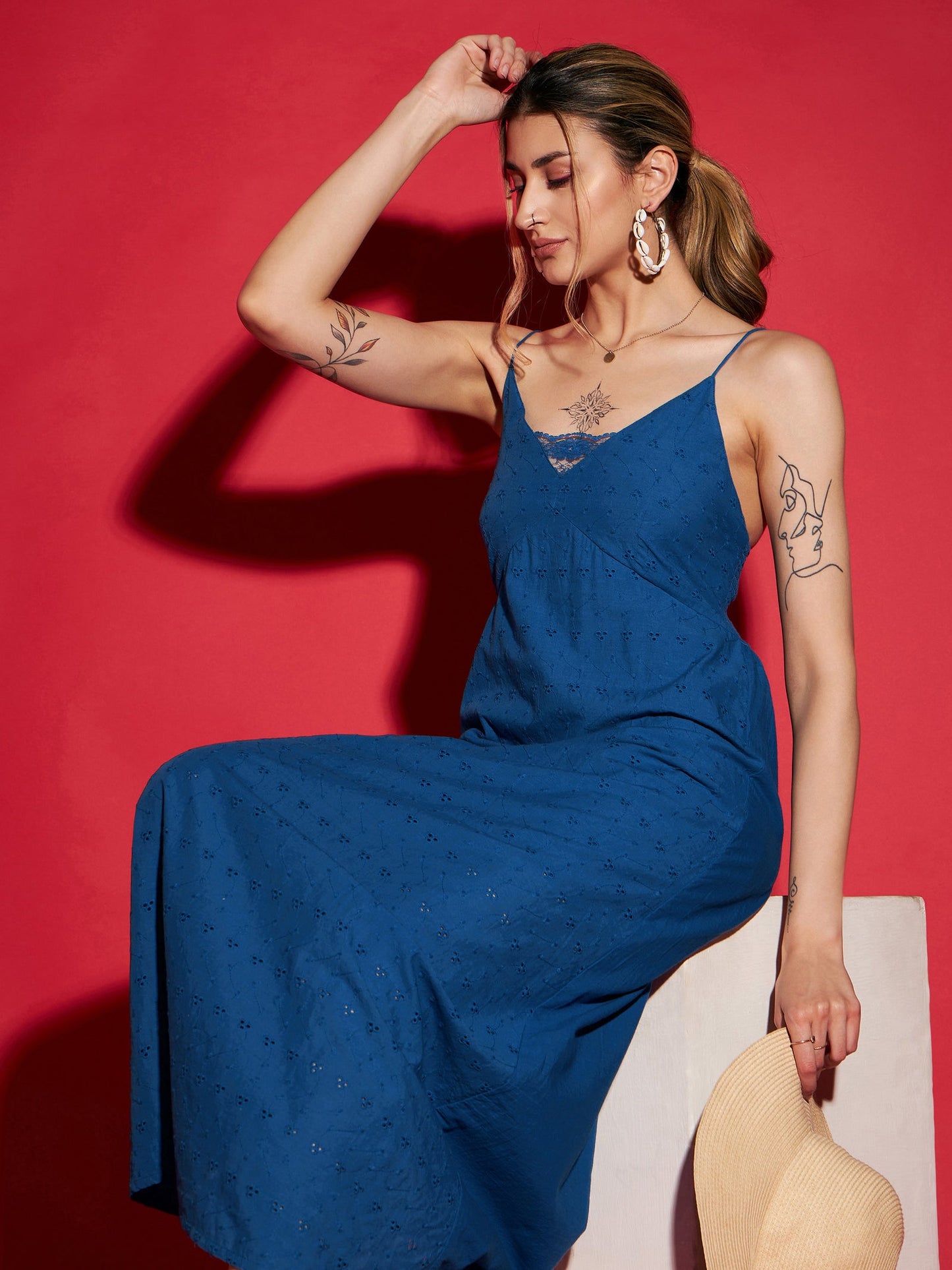 Women Strappy Maxi Dress