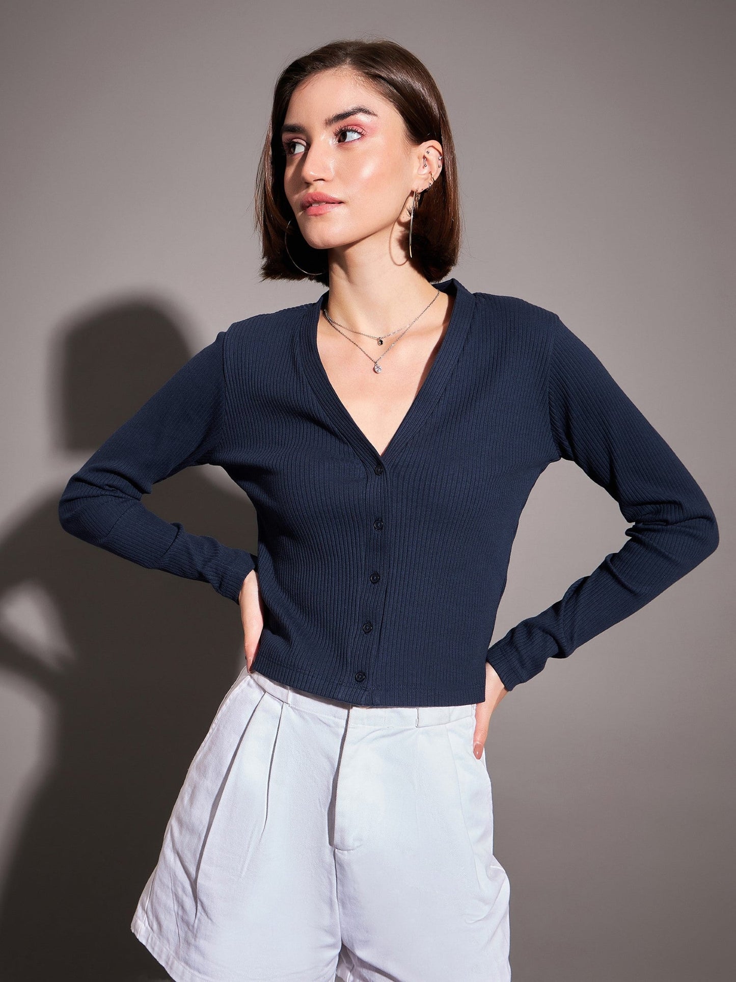 Women Open Cardigan Top