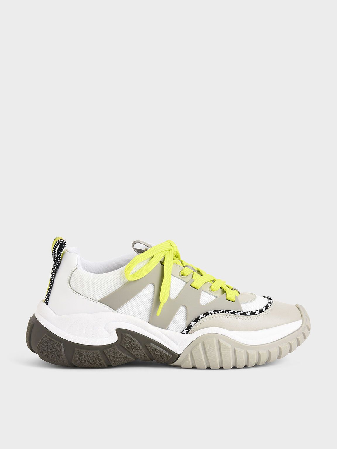 Chunky-Sneaker aus Mesh und Netz