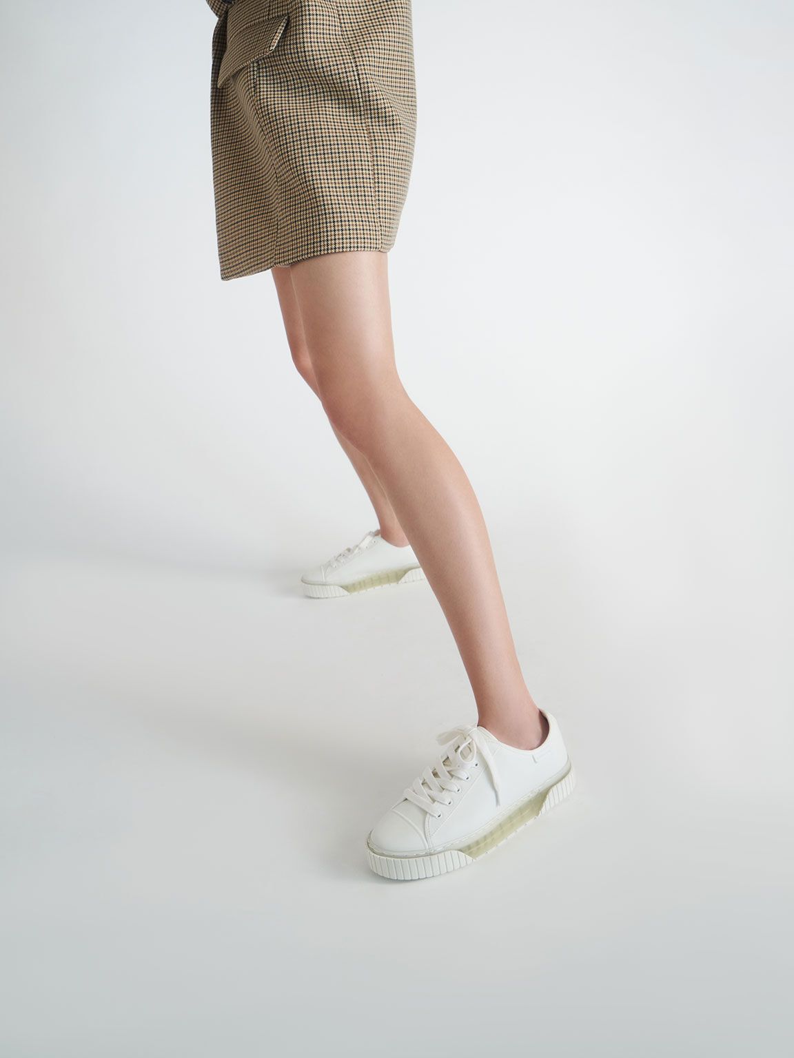 Plateau-Sneaker aus Bio-Baumwolle