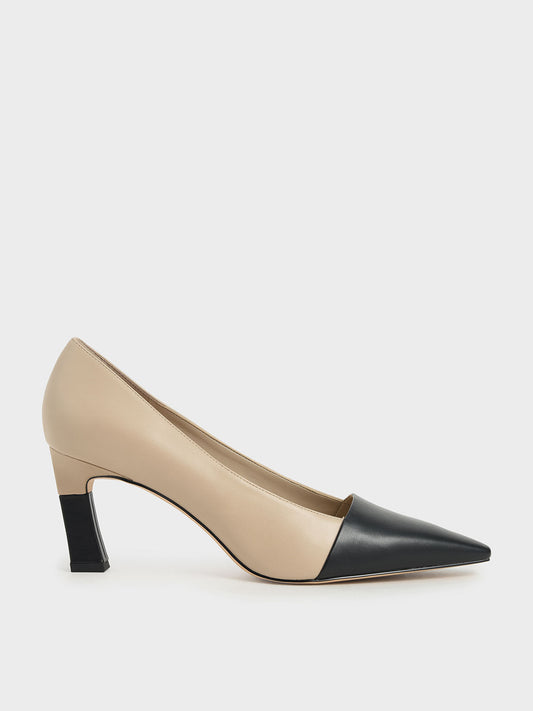 Sculptural Heel Pumps